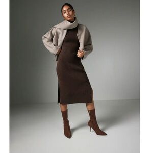 LOVE BONITO Katrin Turtleneck Midi Dress NWT